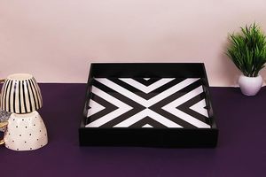 New Designs Natural Wood Resin <b>Serving</b> <b>Tray</b> Square Shape Wooden <b>Tray</b> Home Coffee Cup <b>Serving</b> Wholesale Acacia Square Shape - Product Image 5