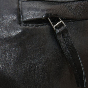 Veste en cuir de vache véritable Logo personnalisé et étiquette Veste en cuir confortable et respirante pour hommes pour l'hiver - Product Image 4