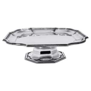 Luxury <b>Gold</b> Metal <b>Cake</b> Stand With Mirror <b>Top</b> Perfect For Elegant Dessert Display And Sophisticated Table Arrangements - Product Image 3