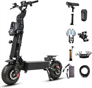 Monopattino Elettrico T90 Pro a Doppio Motore per Adulti, Batteria Rimovibile 72V, Autonomia 65 Miglia, Pneumatici Fuoristrada da 14 Pollici, E-Scooter Pieghevole - Product Image 1