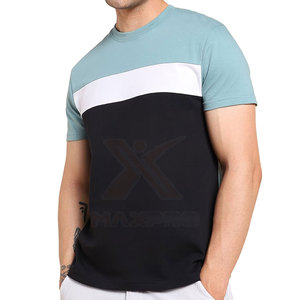Camisetas de Hombre en Oferta Online, Camisetas de Hombre Casuales de Talla Grande con Contraste de Color, Camisetas de Hombre para Usar en Verano - Product Image 1