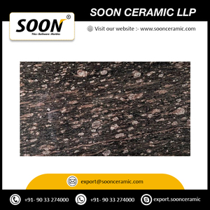 Dalle de granit brun brésilien, surface polie, pour la décoration des comptoirs de cuisine et de salle de bain - Product Image 3