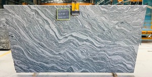 Kuppam Diseño moderno Losa blanca Características elegantes con superficie pulida Forma de piedra de losa grande - Product Image 3