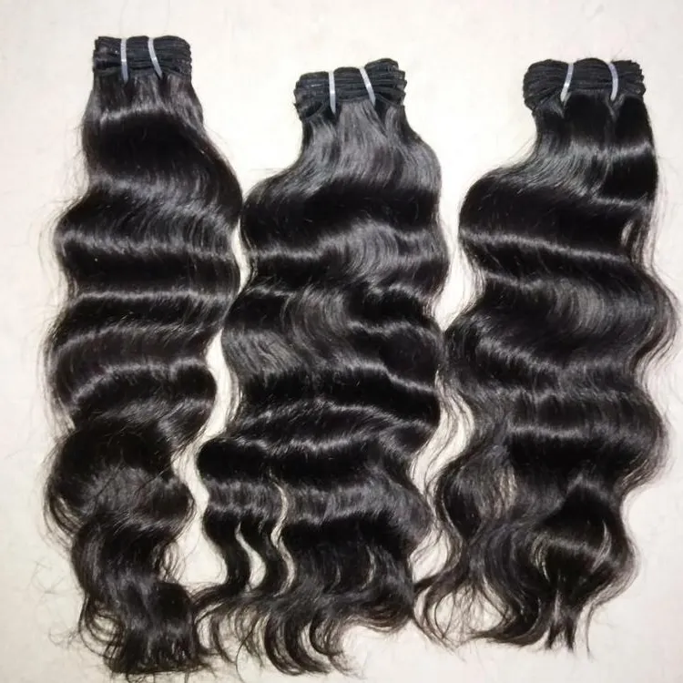 Indian temple hair raw curly wave silky straight virgin human hair exports chennai india RAW Hair
