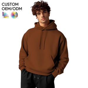Sudadera con Capucha Bordada de Invierno para Hombre, Felpa de Algodón, Venta al por Mayor, OEM, ODM, Marcas de Ropa Personalizadas, Etiquetado Privado - Product Image 6