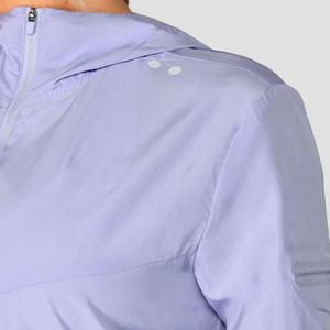 2024 New Design High Quality Women's Sport Windbreaker Jacket Long Light <b>Colour</b> Quilted Breathable Nylon Printed Techniques - Product Image 4