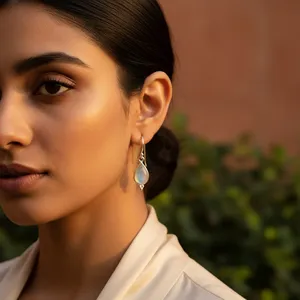 ต่างหูเงินแท้ 925 รูปทรงหยดน้ำสำหรับผู้หญิง ของขวัญแฟชั่น - Product Image 2