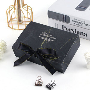 Boîte cadeau en marbre écharpe boîte cadeau avancée fête d'anniversaire mariage célébration vacances décoration boîte d'emballage - Product Image 6