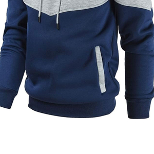 Sweat à capuche en polaire pour homme de haute qualité avec logo personnalisé, respirant, pull-over, streetwear, tendance - Product Image 5