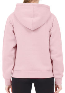 Sudaderas con capucha de algodón gris personalizadas para mujer, ropa informal deportiva estampada para mujer, Frente para entrenamientos de otoño e invierno con - Product Image 4