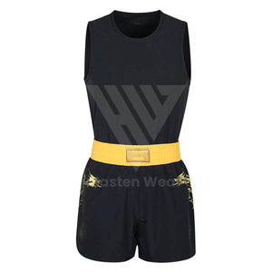 Uniformes de Boxeo para Hombre, Diseño Más Popular, Color Sólido, para Entrenamiento de Combate, con Logotipo Personalizado - Product Image 3