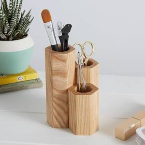 Best Finish Wooden for Bamboo Bathroom Accessory Set Custom Toothbrush Holder for <b>Bath</b> <b>Storage</b> - Product Image 2