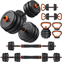 YWTB 2025 Offre Spéciale poids réglables équipement d'entraînement gymnastique à domicile Kit d'haltères de musculation gratuit Kettlebell Grip ensemble d'haltères