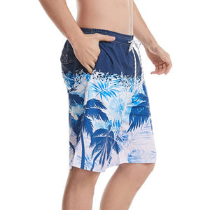 Short de bain décontracté élégant avec deux oeillets et short de bain à poche arrière dans des couleurs à la mode - Product Image 1