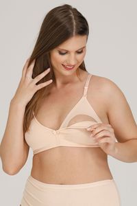 Sujetador de Maternidad Negro sin Varillas para Mujer, con Tirantes Ajustables y Cierre de un Solo Botón, Transpirable, de Spandex y Poliéster, Cuello en V - Product Image 5