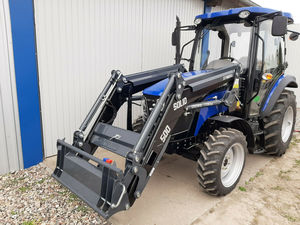 Standard 55HP LOVOL 1104s 4WD A/C <strong>CABIN</strong> TRACTOR Gross Weight 4255KG 1000KG Front End <strong>Loader</strong> Lifting Capacity Now Available - Product Image 4