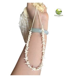 Collar de Conchas Marinas Naturales Hecho a Mano al por Mayor, Gargantilla de Cuentas Coloridas, Recuerdo de Boda en la Playa, Joyería de Verano para Surfistas - Product Image 4