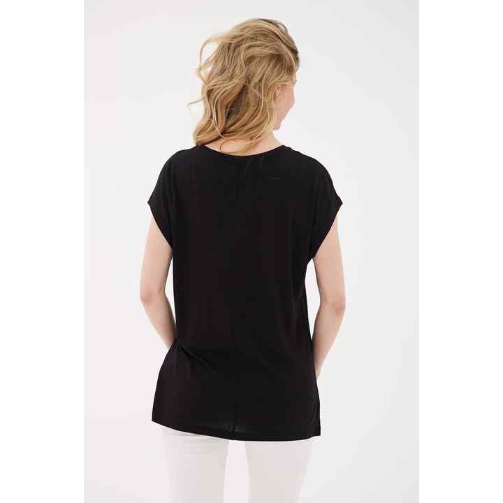 Printed T-shirt Black / Black