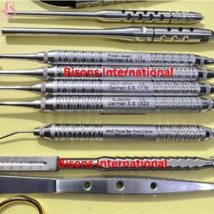 BISONS Venta al por Mayor, Juego de Instrumentos de Microcirugía Dental de Acero Inoxidable 316L de Alta Calidad con Certificación CE, 16 Piezas, Periodoncia Oral - Product Image 1