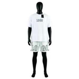 Ensemble T-shirt et short en nylon de qualité supérieure, conçu pour l'été, livraison rapide et sans taxes, style décontracté pour hommes. - Product Image 1