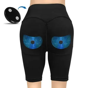 Celana pendek Ems kering celana Yoga terbaik Glute taktis wanita bergetar otot wanita uniseks pijat kebugaran untuk pemanasan Ems celana