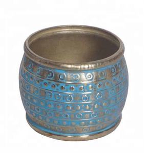 Rond de serviette en métal rond fait main mariage hôtel Table à manger porte-serviettes décoratif stocké pour une utilisation en fête - Product Image 1