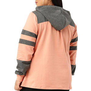 Conjunto de Sudadera con Capucha para Mujer de la Mejor Fabricación, Resistente al Viento y Cálida para Invierno, 100% Algodón de Punto, Logotipo Bordado Personalizado en la Parte Delantera - Product Image 4