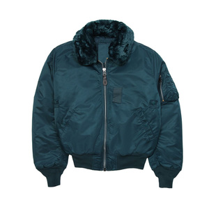 Chaquetas informales personalizadas de alta calidad para hombre Otoño/Invierno Color sólido con capucha Bomber bordado Decoración Ropa larga al por mayor - Product Image 1