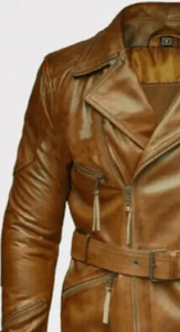 Vestes en cuir pour hommes Top qualité mode hommes noir véritable veste en cuir respirant hommes vestes en cuir Pakistan - Product Image 2