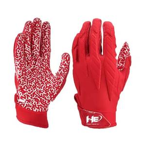 Gants de football américain de haute qualité personnalisés en usine Top-Style Anti-Cut Anti-Impact Meilleur prix Protection des mains et des bras Mode - Product Image 1