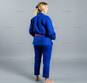 Jitsu Jitsu GI ผ้าฝ้ายทอไข่มุก100% สำหรับผู้หญิงปรับแต่งได้ตามต้องการ450 GSM ความคมชัดของศิลปะการต่อสู้ - Product Image 6