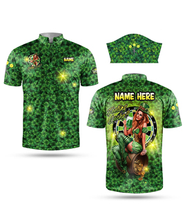 Camiseta de sublimación 3D de alta calidad y Jersey con cremallera de cuarto impreso Cornhole, ropa de fútbol personalizada, ropa al por mayor - Product Image 3