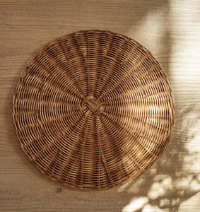 Nouveau choix de napperon en rotin centres de table ronds décorations de table napperons rustiques OEM de noël du Vietnam en gros - Product Image 3