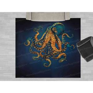 Tapis imprimé : Design moderne de luxe pour la décoration intérieure, Tapis fin non tissé - Product Image 3