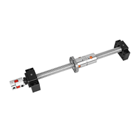 Vis à billes à prix OEM DFU1605-4 billes d'acier à double écrou 600mm-1500mm pièces CNC pour noyau de machine d'imprimante 3D avec moteur à roulement