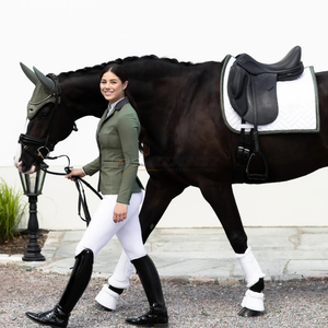 Breathable English Equestrian <b>Saddle</b> Pad Quilted Durable Design Soft Lining for Training & Competition Use <b>saddle</b> Pads - Product Image 6