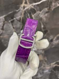 Reloj Mecánico Analógico Cuadrado de Primera Calidad, Unisex, Estilo Hip Hop, ZONGA HOUSE, Elegante Correa de Cuero, Acero Inoxidable, Diamante Moissanita - Product Image 5