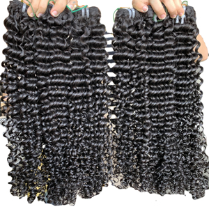 Cheveux humains vierges vietnamiens Remy, mèches simples bouclées, 100% naturels, VNHL, 8-32 pouces, résistance à la perte, doux et brillant - Product Image 1