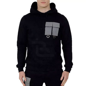 Sudadera con capucha y pantalones cortos para hombre de talla grande de invierno con logotipo personalizado más vendido 100% algodón para adultos - Product Image 6
