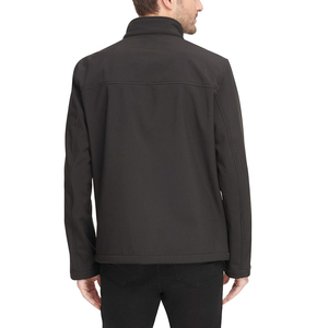 High Quality Wholesale Service Canvas Casual Stand Collar Softshell Jacket Custom Logo Printing Full Sleeves Softshell Jacket - Product Image 3