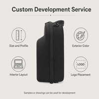 Estuche Personalizado de EVA para Gorras de Béisbol con Asa Portátil, Cierre de Cremallera y Carcasa Protectora para Almacenamiento y Viajes