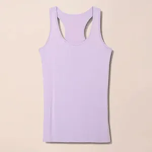 Latest Collection Womens Tanktop Cotton Fabric TankTop Square Collar Workout Running Fitness Crop Top USA Size Women For TankTop