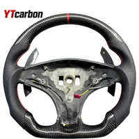 Volant en fibre de carbone YTcarbon adapté aux modèles W204 GLK X204 2008-2012, modification et personnalisation du volant en cuir