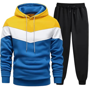 Ropa informal de alta calidad, precio al por mayor, chándales de entrenamiento para hombres, conjunto de dos piezas para hombres, chándales para hombres, ropa deportiva de manga larga - Product Image 3