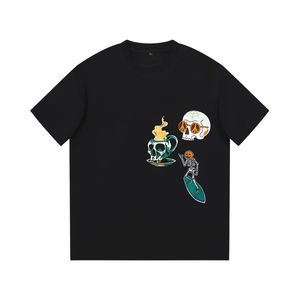 2025 Nueva camiseta personalizada camiseta en blanco logo camiseta de hombre para hombre Supima algodón camiseta de gran tamaño hombre al por mayor - Product Image 1