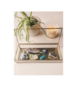 กล่องเครื่องประดับทองเหลืองมีสไตล์ที่มีลวดลายที่ซับซ้อนและทำเสร็จสีทองอย่างหรูหราสำหรับการใช้เป็นของขวัญหรือการจัดแสดงเครื่องประดับระดับพรีเมียม - Product Image 1