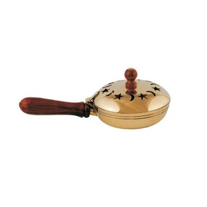Brûleur d'encens en laiton de qualité supérieure avec manche en bois Brûleur Bakhoor de taille personnalisée à un prix abordable - Product Image 6