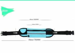 Réglable Léger Imperméable Respirant Polyester/Nylon Courir Taille Ceinture De Soutien Protection Professionnelle Poche À Fermeture Éclair - Product Image 6