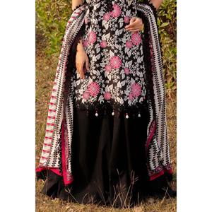 Traje de 3 Piezas para Mujer con Estampado y Borde Bordado CL-52608 - Product Image 2