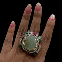 Superbe Bague Fantaisie Scintillante en Laiton Plaqué Or Rose avec Moissanite pour Femmes et Filles - Idéale pour Mariages, Fêtes et Événements